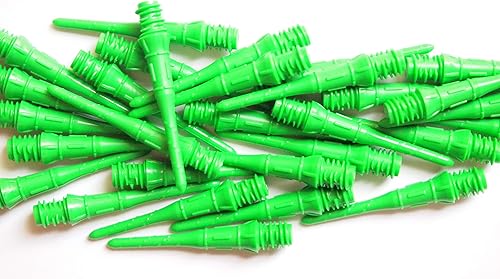 Miniatura 9 de Premium Lippoint Soft Tip Dart Points 2BA Thread 3 Lengths 30 & 60 Count Manzana 2-Tone