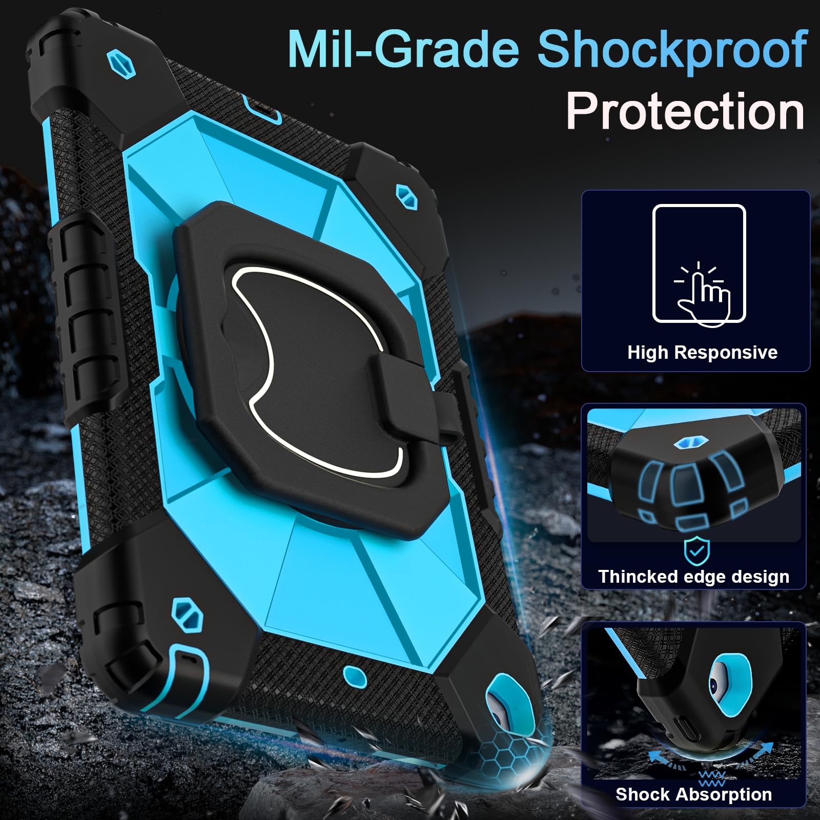 Amazon.com: Scnioy Case for iPad 9th Generation iPad Case 9th 8th