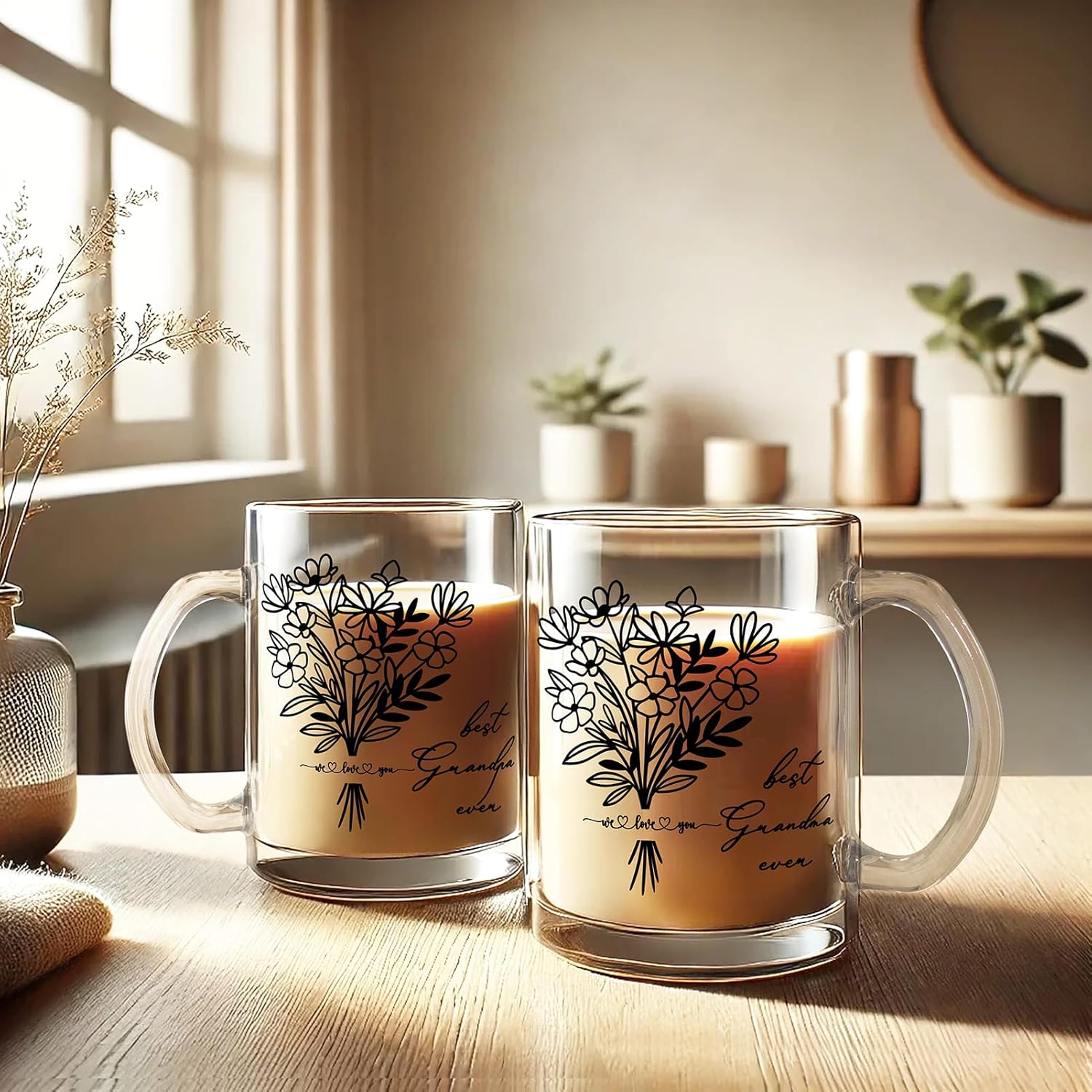 Breezy Valley Grandparent Gifts, Birthday Gifts for Grandma Grandpa from Grandkids - Best Ever Grandparents Gift Ideas, Grandma Grandpa Mugs Socks Set - Image 2