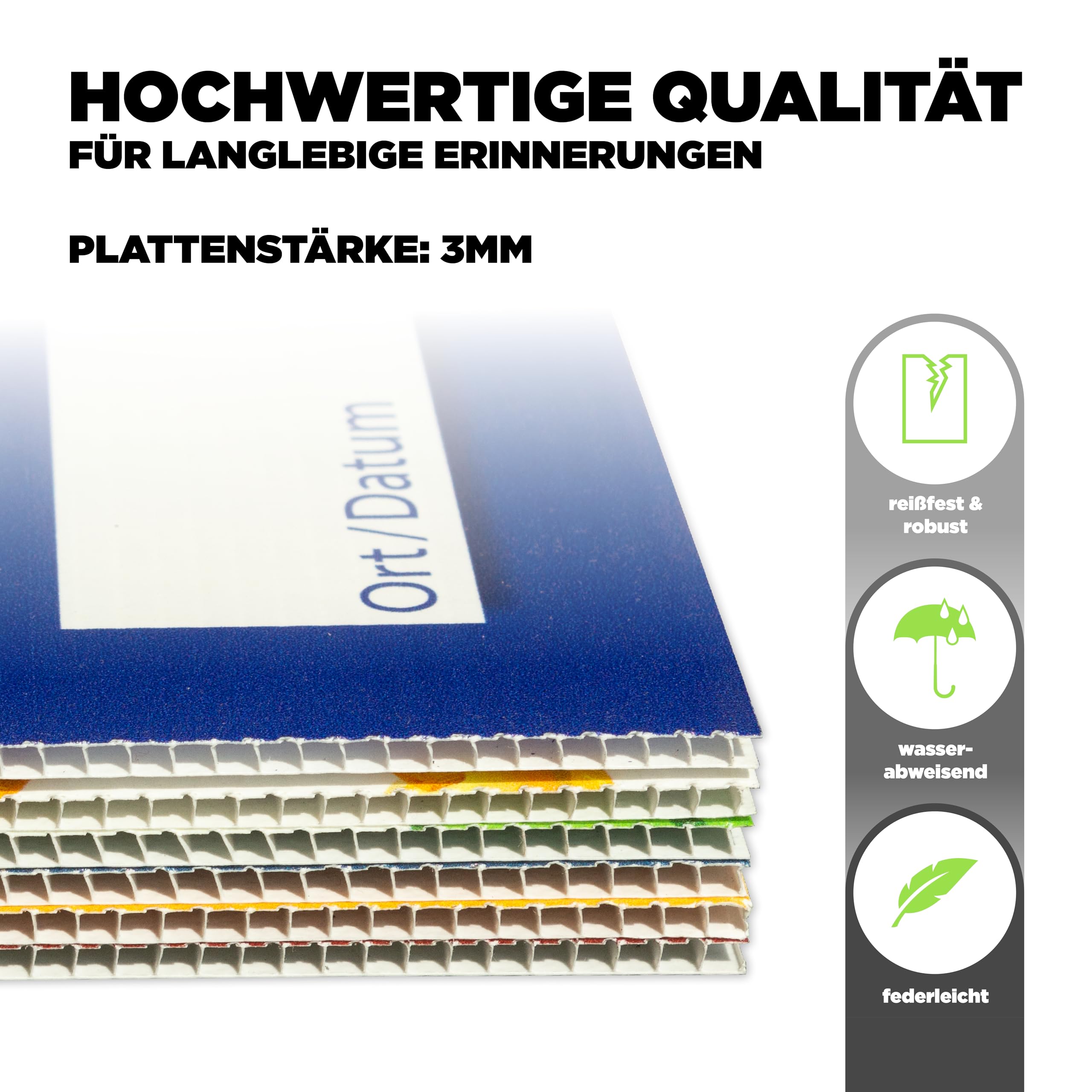 Produktbild von XXL Spendenscheck – Übergabescheck Für PR-Aktionen, Zeitloses Design Von Litfax