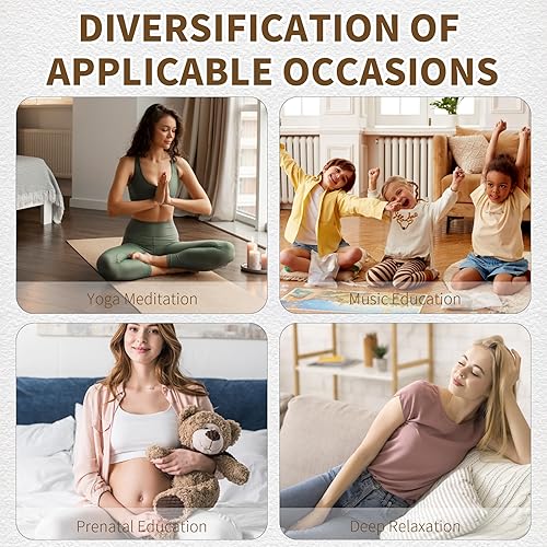 Miniatura 7 de Tambor de lengua de acero  11 notas de 6 pulgadas  Tambor de mano con libro de música, mazos de acero y bolsa de transporte, C mayor para meditación