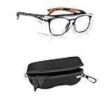 Safety Glasses That Fit Over Your Prescription Eyewear; UV400 Protection; ANSI Z87 & Storage Case for Safety Glasses with Felt Lining, Reinforced Zipper and Handy Belt Clip