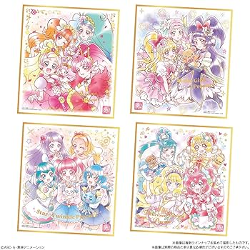 プリキュア 色紙 ART プリキュア5 12枚セット ゴールド箔押し] No.04 Yes！プリキュア5】 プリキュア 色紙ART