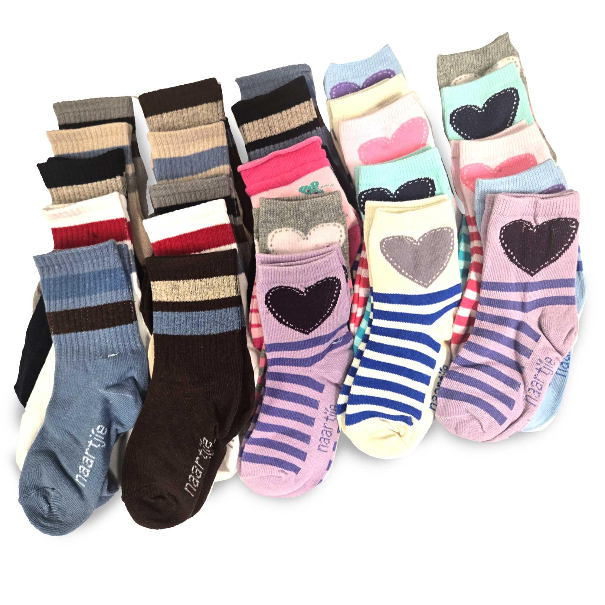 TeeHee Socks Various Sample Socks Value Pack Bulk Socks Wholesale Lot for Women Men Children