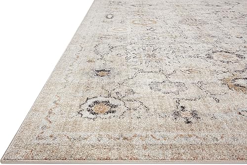 Miniatura 3 de Loloi II Monroe Collection MON-04 - Alfombra de pasillo natural y multicolor de 2 pies 6 pulgadas x 7 pies 9 pulgadas