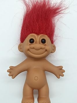 Troll Doll Red Hair 5 inch