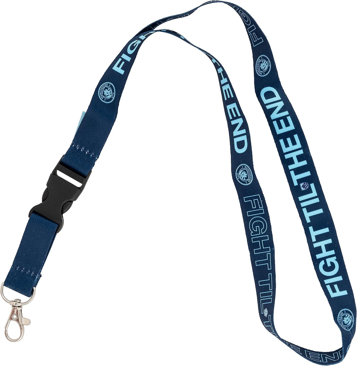 Desert Cactus Manchester City Lanyard Man City MCFC Football Soccer Car Keys ID Badge Holder Keychain Detachable Breakaway Snap Buckle (Lanyard 4)