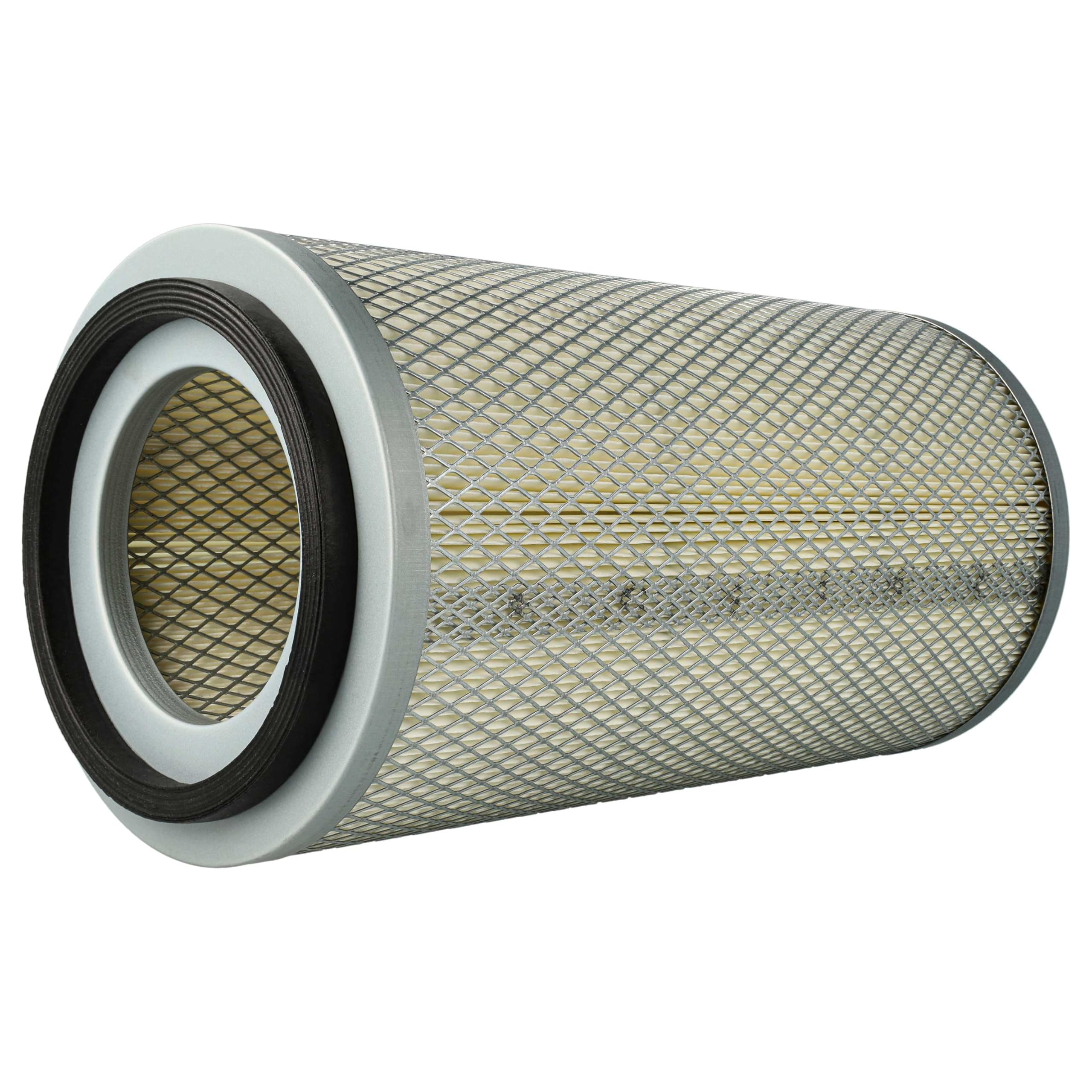 vhbw Filterpatrone Ersatz für ZA24594 für Sandstrahlkabine - Papier-Filter mit Maschengitterkorb