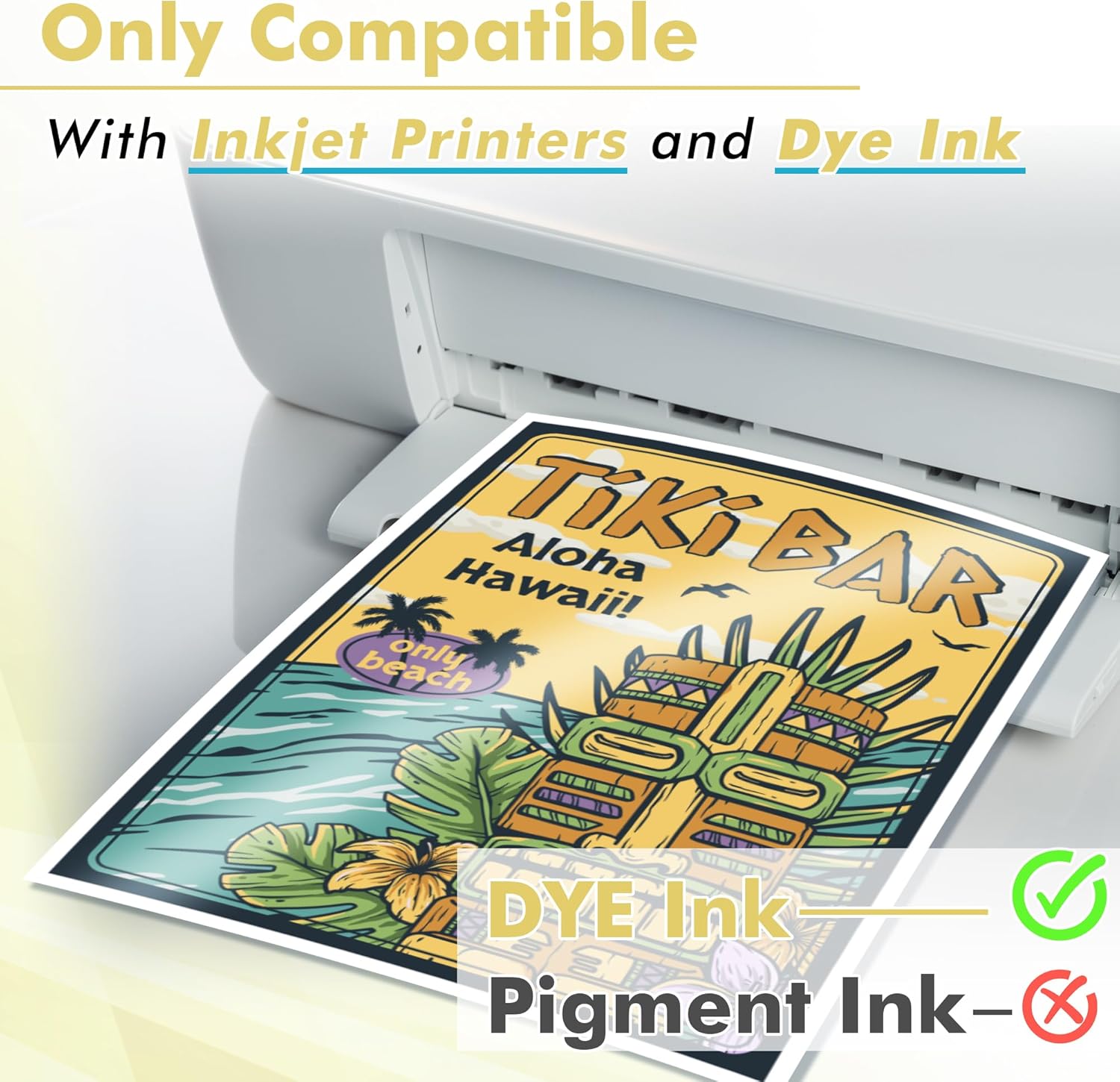 Koala Glossy Inkjet Photo Paper Thick 13X19 Inches 100 Sheets 54lb Picture Paper for Inkjet Printer Use DYE INK 200gsm