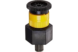 Orbit 54023 Shrub Head Sprinkler Adapter with 4-Foot Adjustable Pattern Spray Nozzle