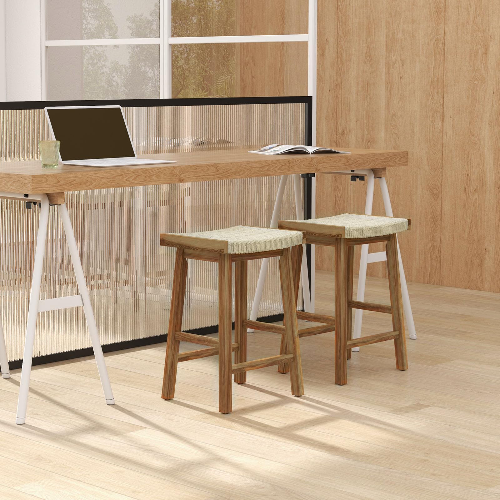 Giantex Bar Stools Set of 2, 25.5