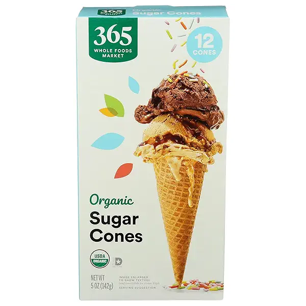 Organic Sugar Cone, 5 Ounce 1