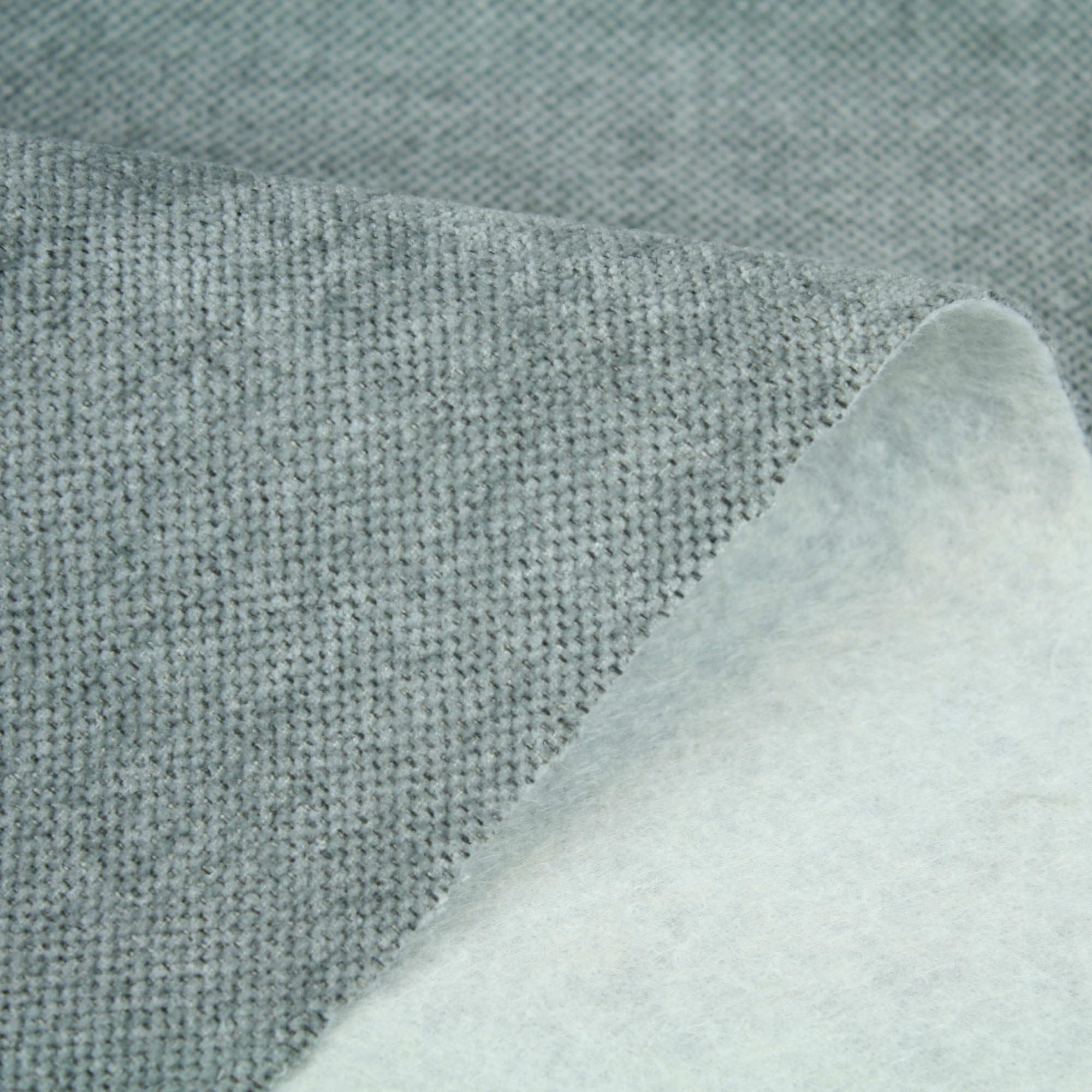 We Love Fabric Dove-Grey Chenille Textured Upholstery Fabric 1.5M Width (, Sample)