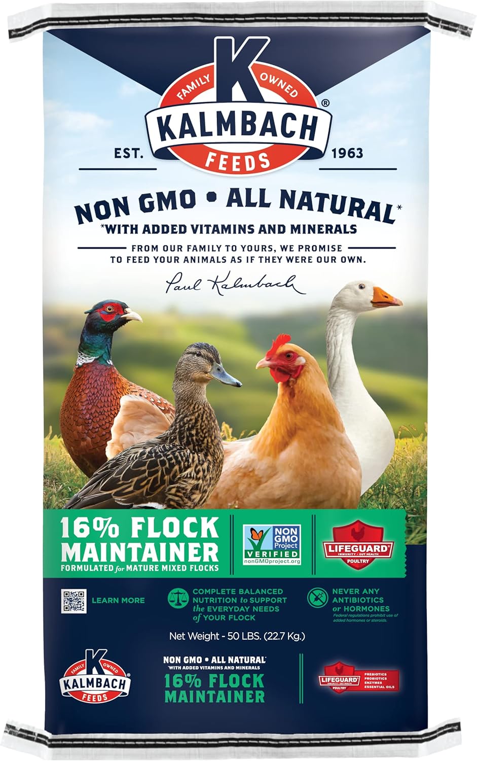 Kalmbach Feeds All Natural NonGMO Flock Maintainer