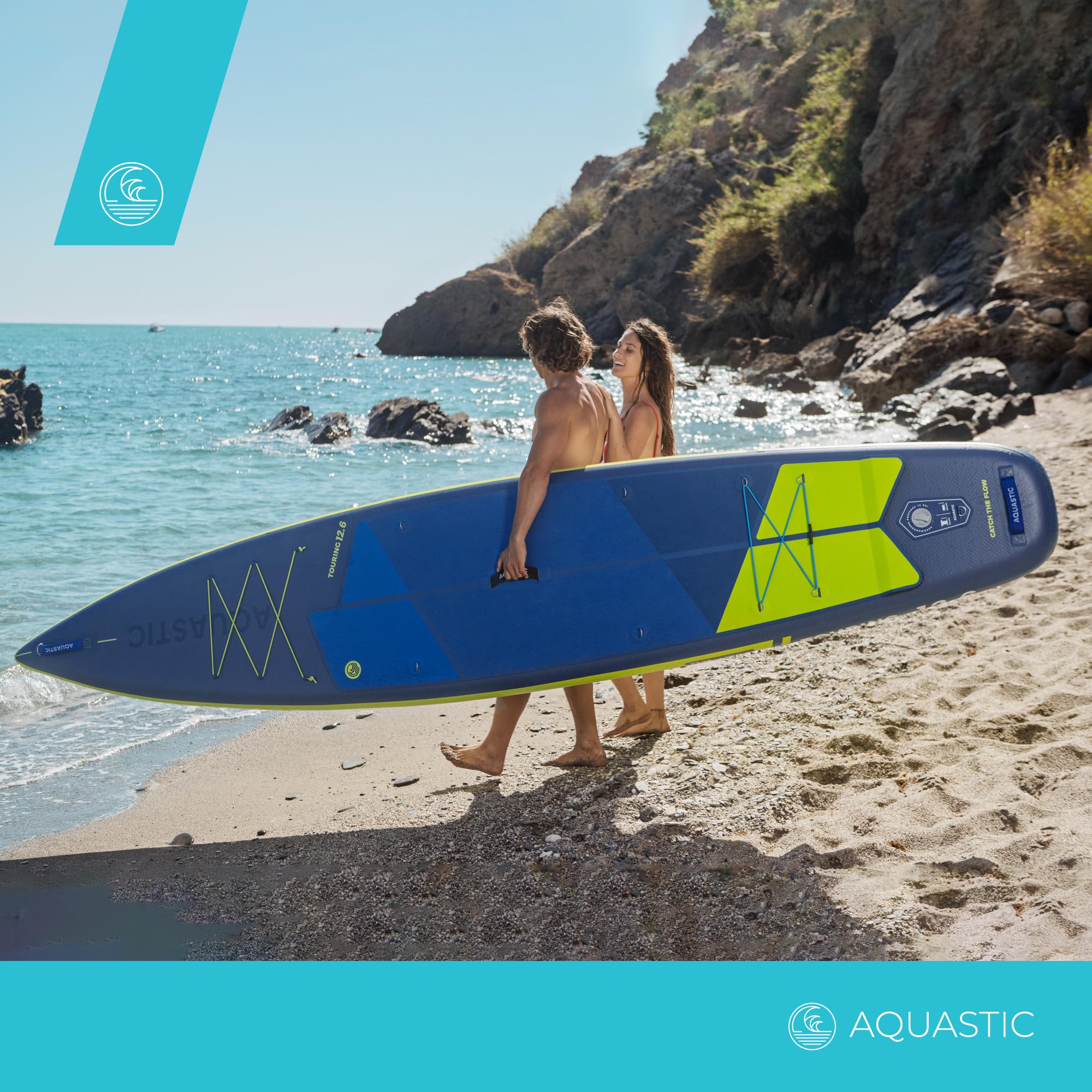 AQUASTIC Touring 12'6″ - Stand Up Paddle Board Unisex Adulto