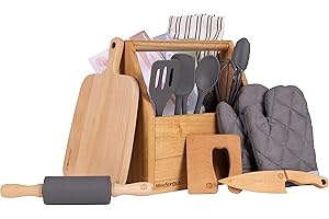 WeeSprout Little Chef Kids Cooking & Baking Set