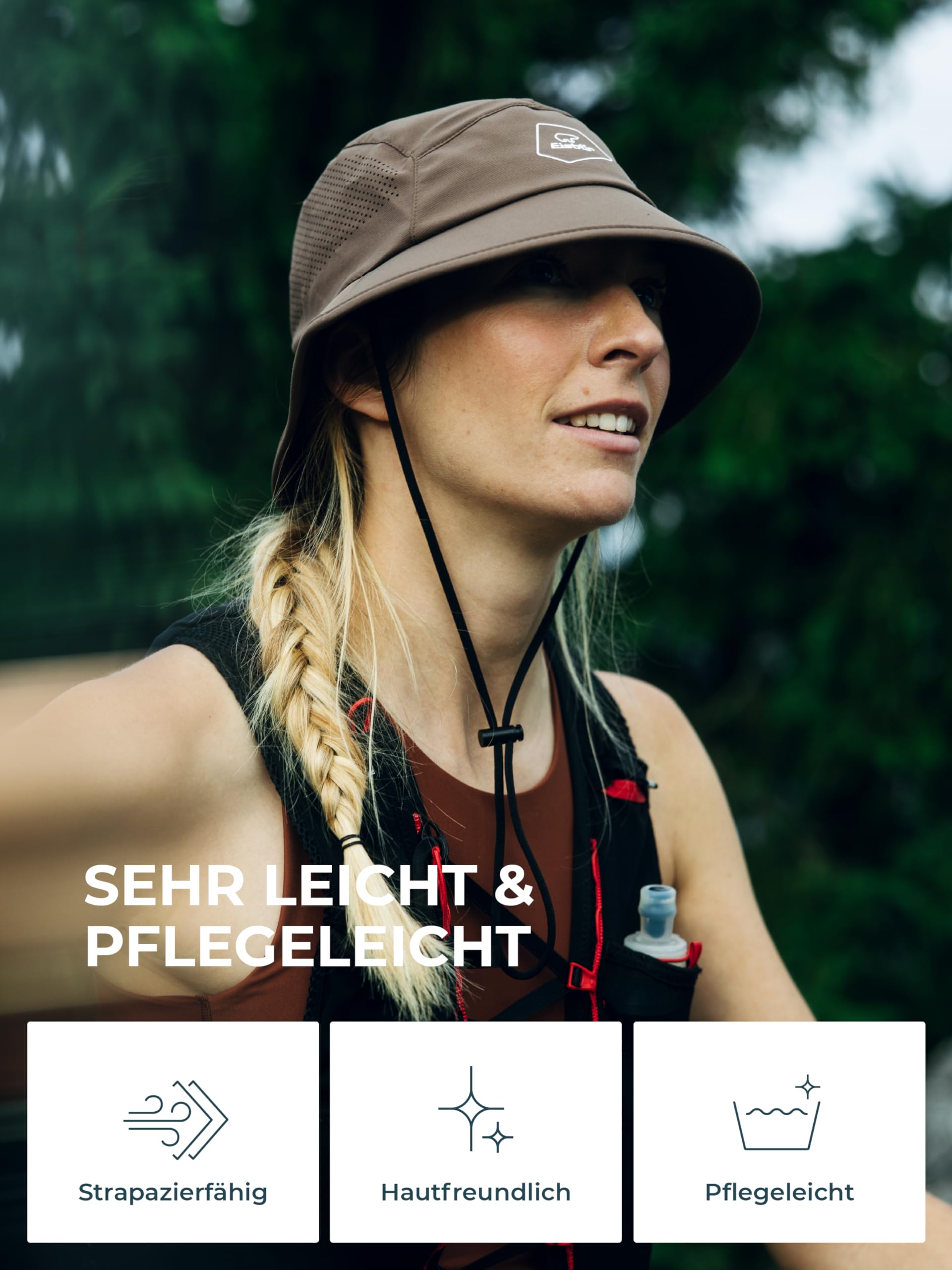 Eisbär Strato Bucket Hat Herren & Damen - Sonnenhut Outdoorhut kühlend