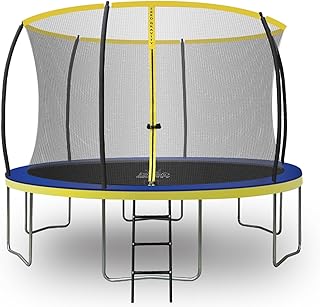 Zero Gravity Ultima 4 6ft / 8ft / 10ft / 12ft /14ft Trampoline Round with Safety Enclosure Netting and Ladder…