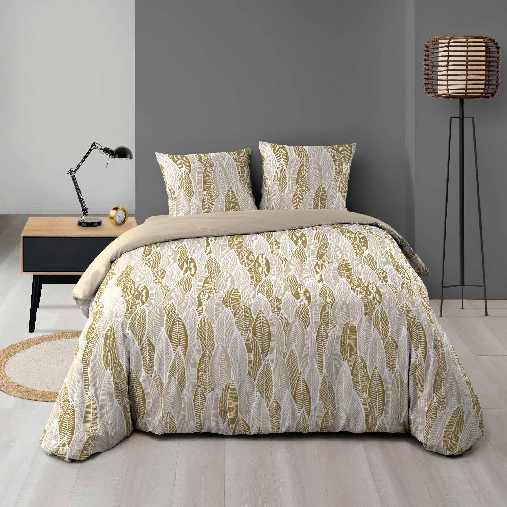 Douceur d'Intérieur, Kim, 3-Piece Microfibre Printed Bedding Set (240 x 220 cm)