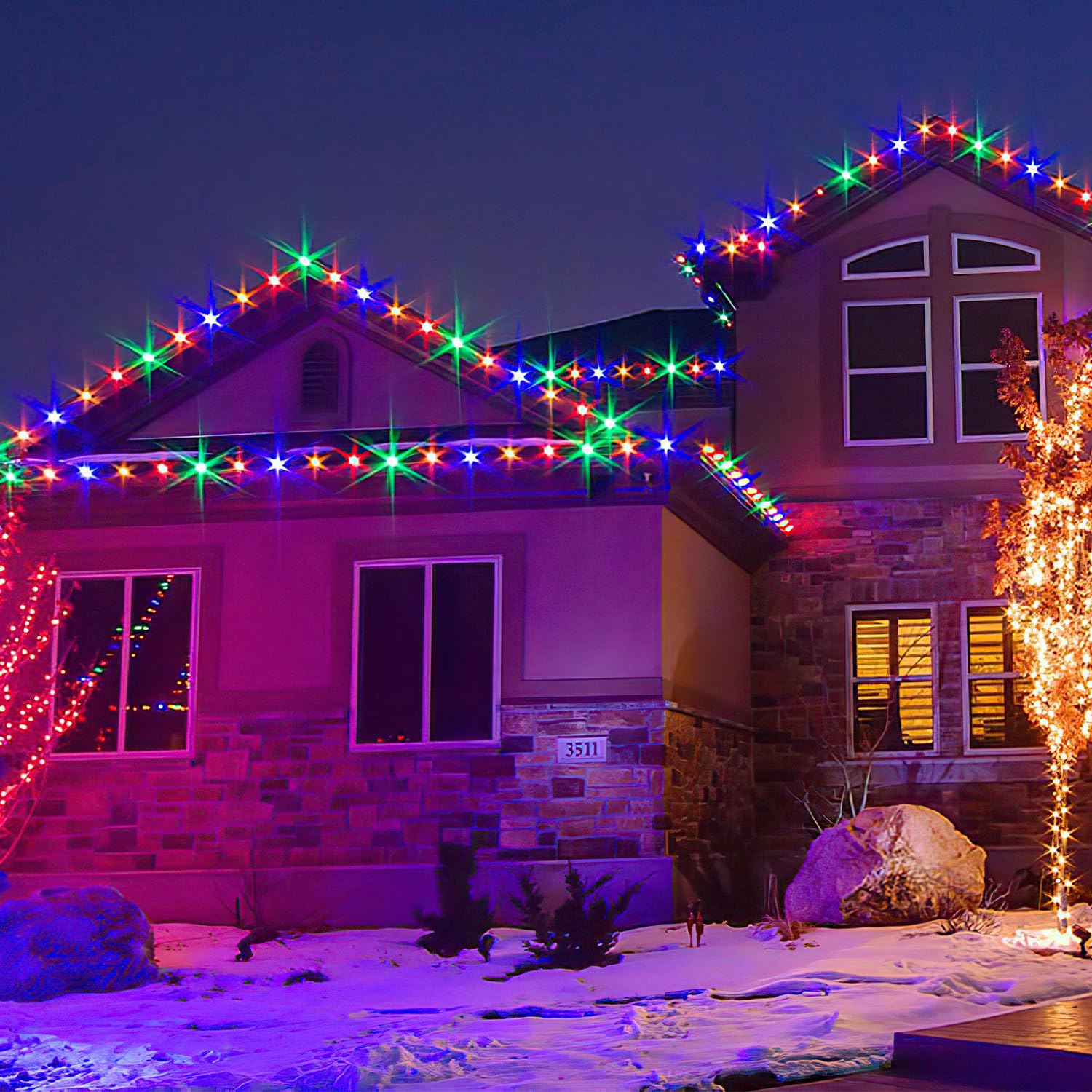 30M Lichterschlauch Aussen Bunt, LED Lichtschlauch mit Fernbedienung und Timer, 300 LEDs, IP65 wasserdicht, dimmbar, Memory-Funktion, für Garten Balkon Party Weihnachten