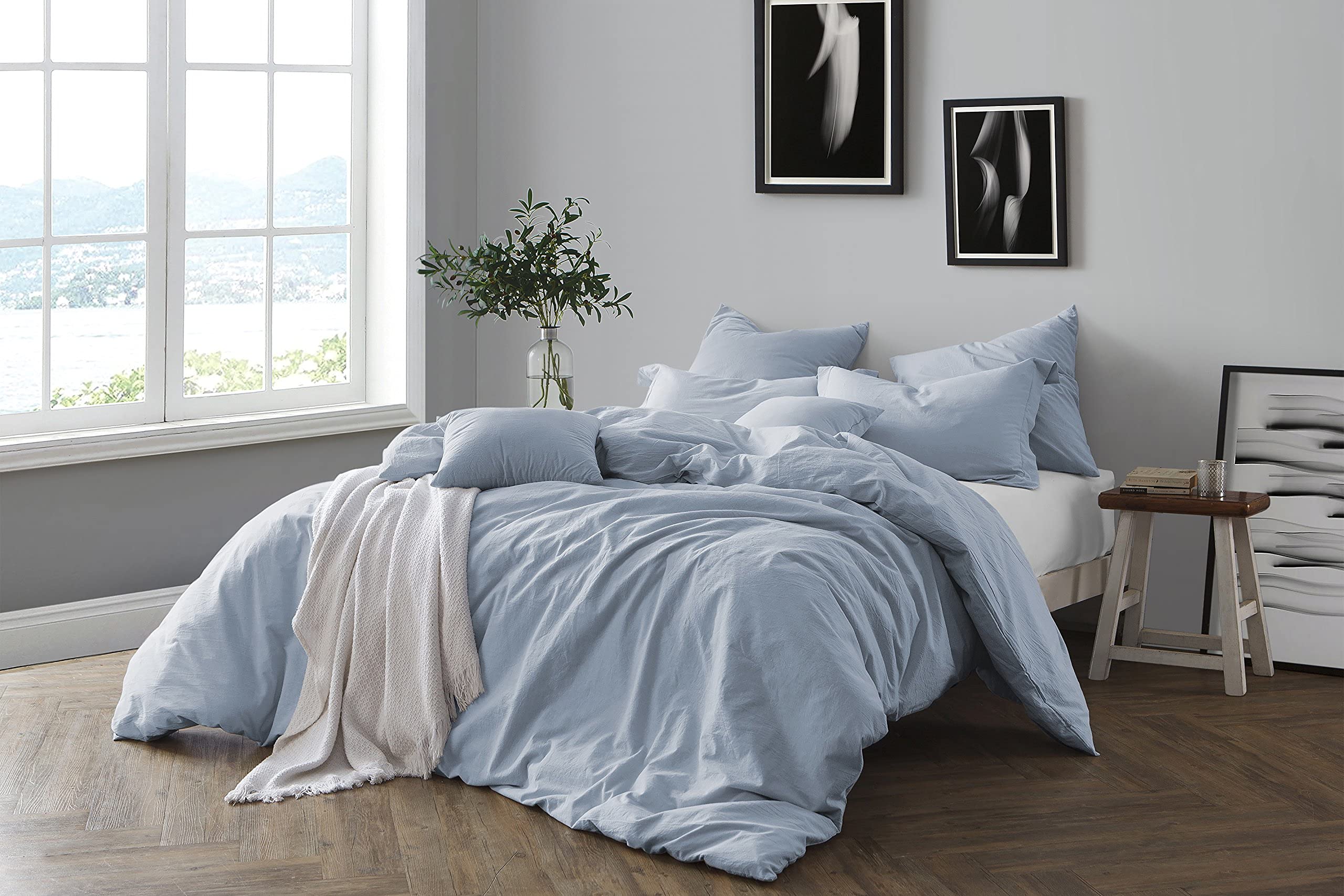 grey single bedding set