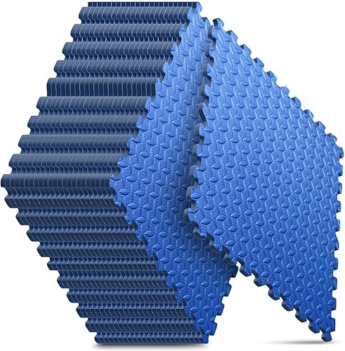 Miniatura 32 de Tapete de Gimnasio en Casa, Tapete de Ejercicio tipo Rompecabezas, Baldosas de Espuma EVA Entrelazadas para Equipos de Entrenamiento en Casa y Áreas