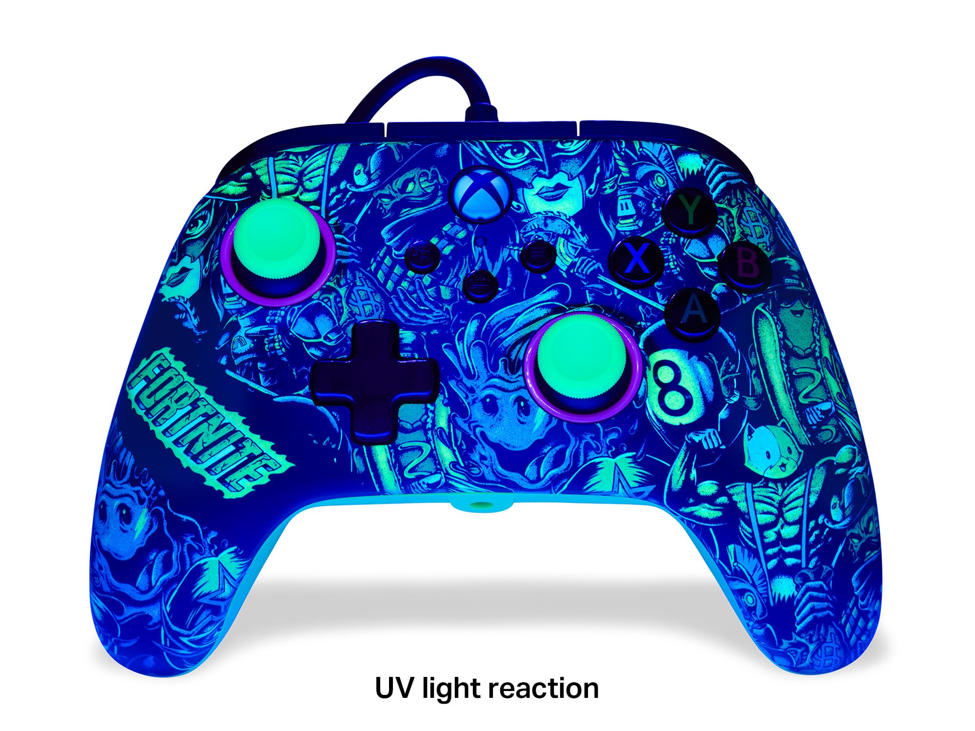 PowerA Advantage Wired Controller for Xbox Series X|S - Fortnite Glow