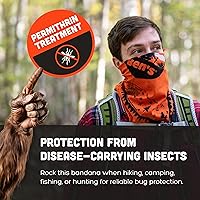 Vista 5 de Ben's Bandana repelente de garrapatas e insectos con escudo de insectos (paquete de 2)