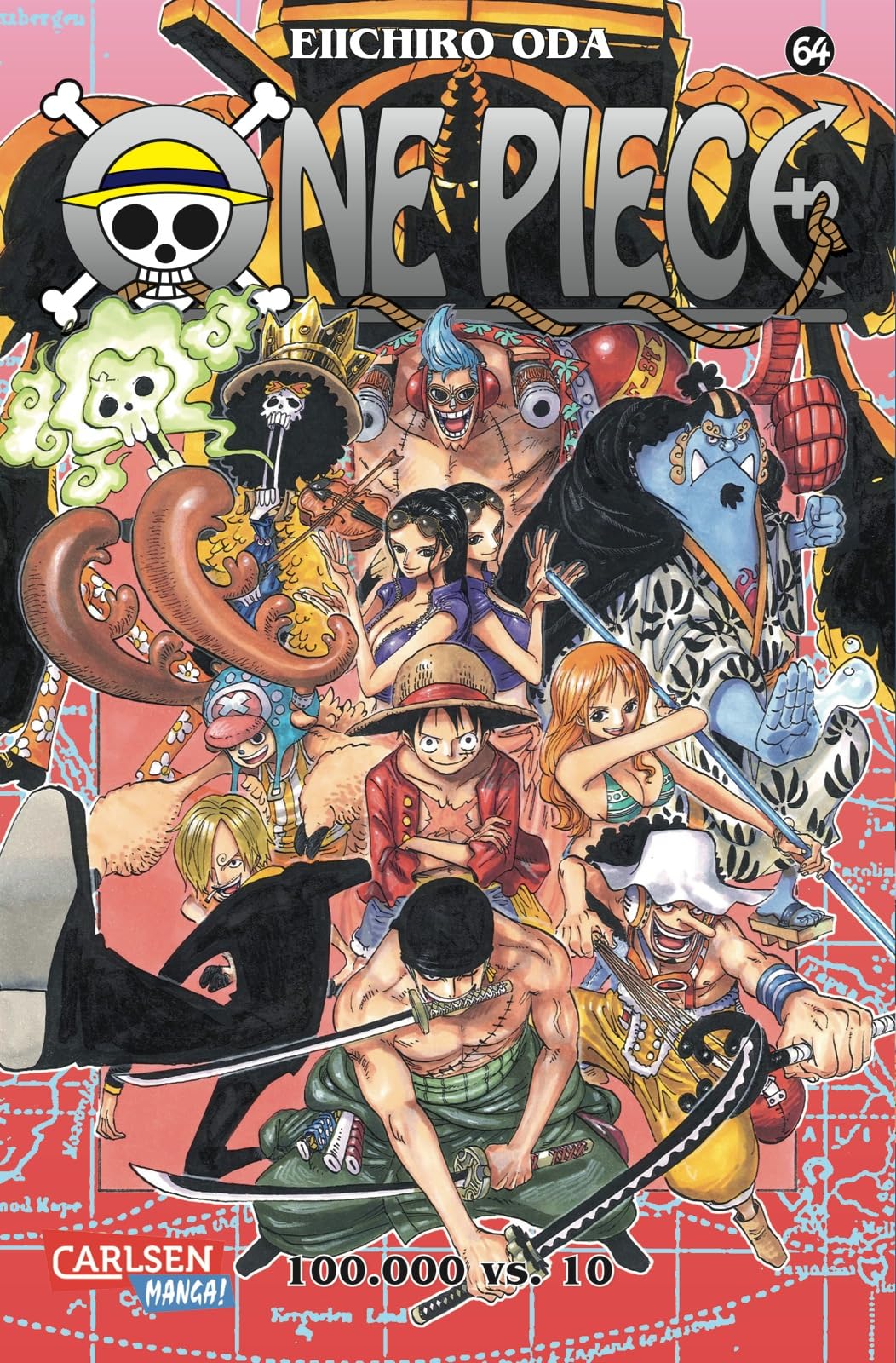 Amazon.com: One Piece 64. 100.000 vs. 10: 9783551759900: Oda