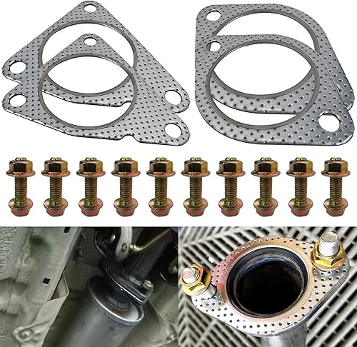 Miniatura 2 de Gxcdizx Kit de tornillos de junta de escape de motor para Infiniti Q50 RWD 370z RWDAWD G37