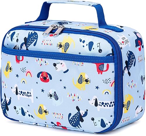 Lonchera para niños y niñas, bolsa de almuerzo térmica, reutilizable, bolsa de almuerzo para viajes escolares