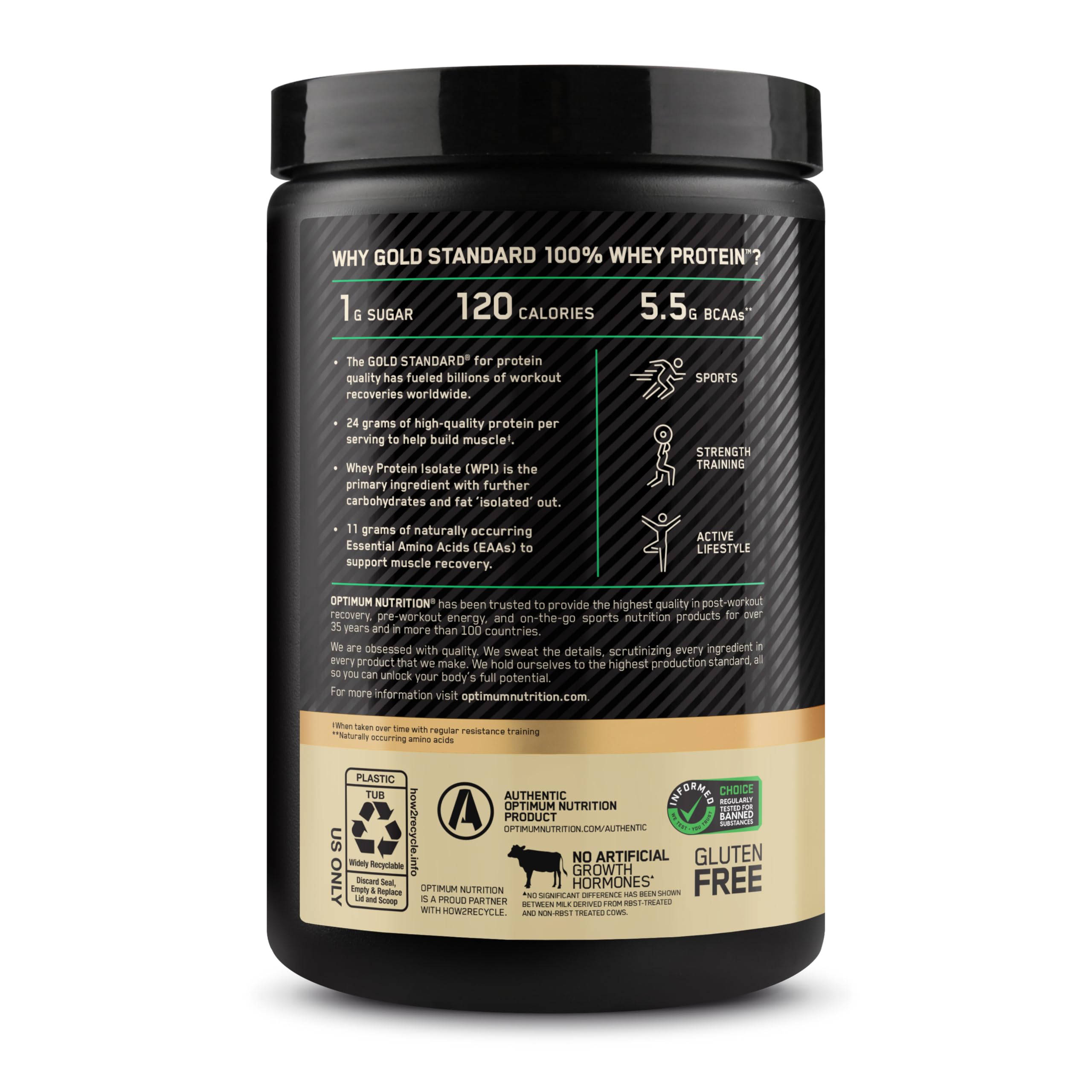 Optimum Nutrition Gold Standard Whey Protein Powder, Vanilla, 1.02 LB — Amazon image 11