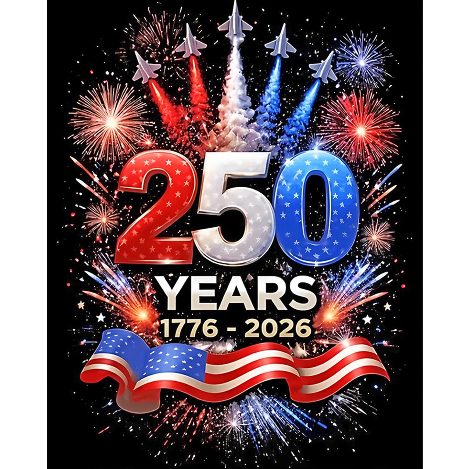 Poetrydraw Independence Day Fireworks 250 Full Diy 5D Round Drill Diamond Art Paintings For Adults & Beginners Home Wall Decor Gift (, 15.74X19.68in)
