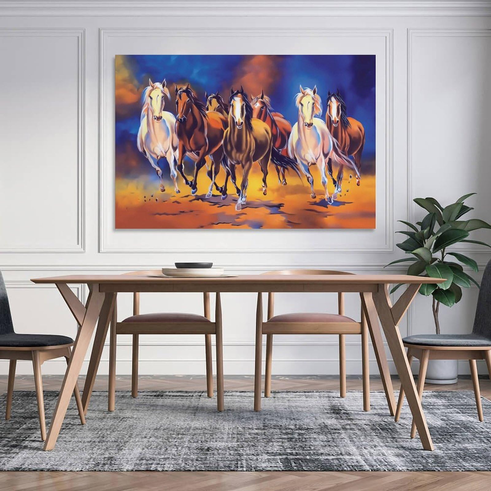 現代アート 馬の油彩画33✖️24 現代アート 馬の油彩画33✖️24 現代アート 馬の油彩画33