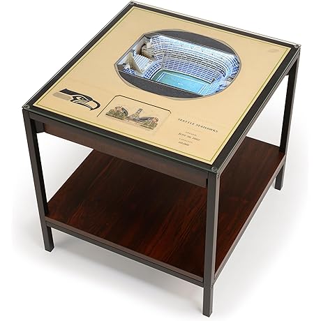 NFL 25-Layer StadiumViews Lighted Seahawks Table