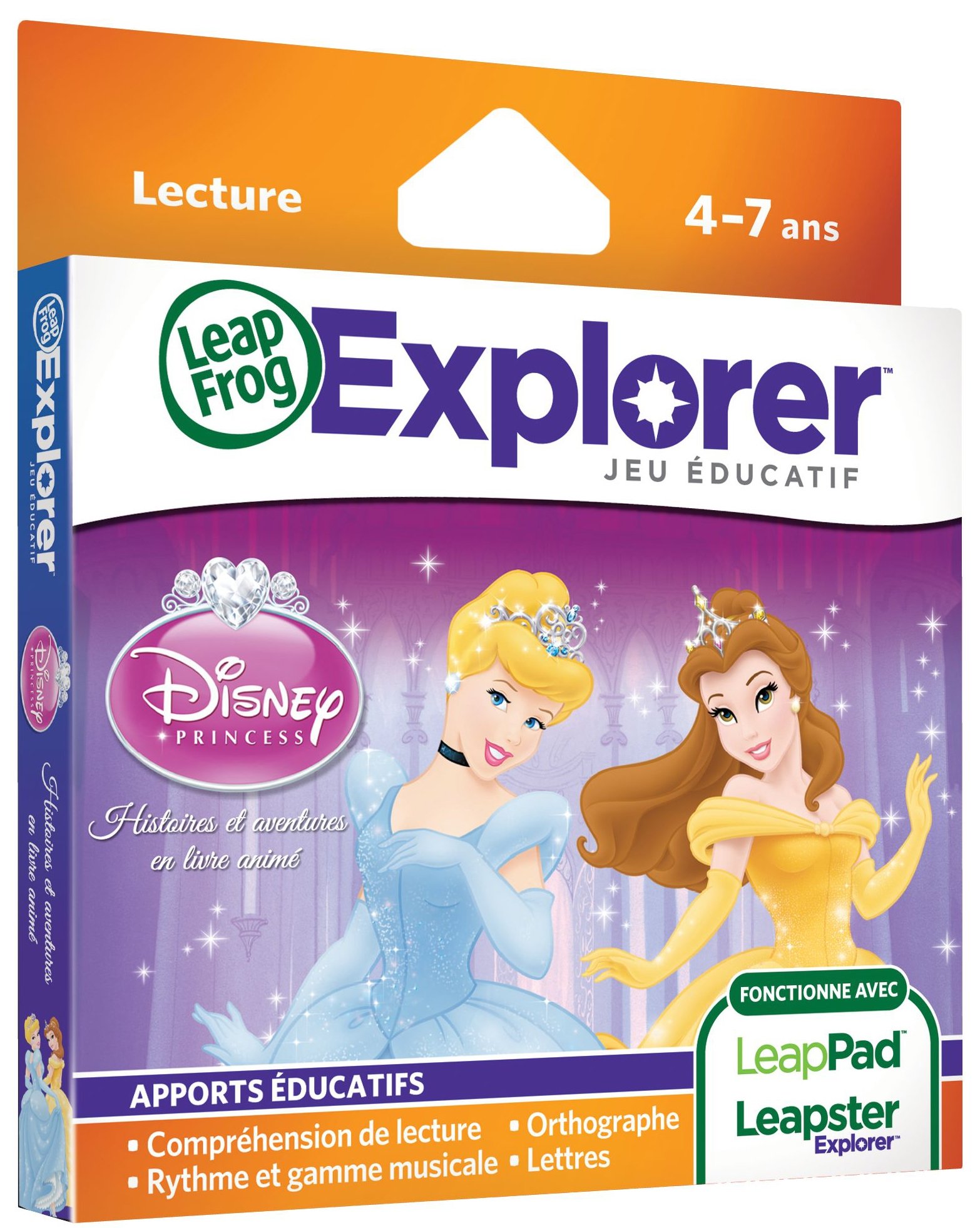 Leapfrog Jeu Educatif Electronique Princesses Disney LeapPad LeapPad 2 Leapster Explorer