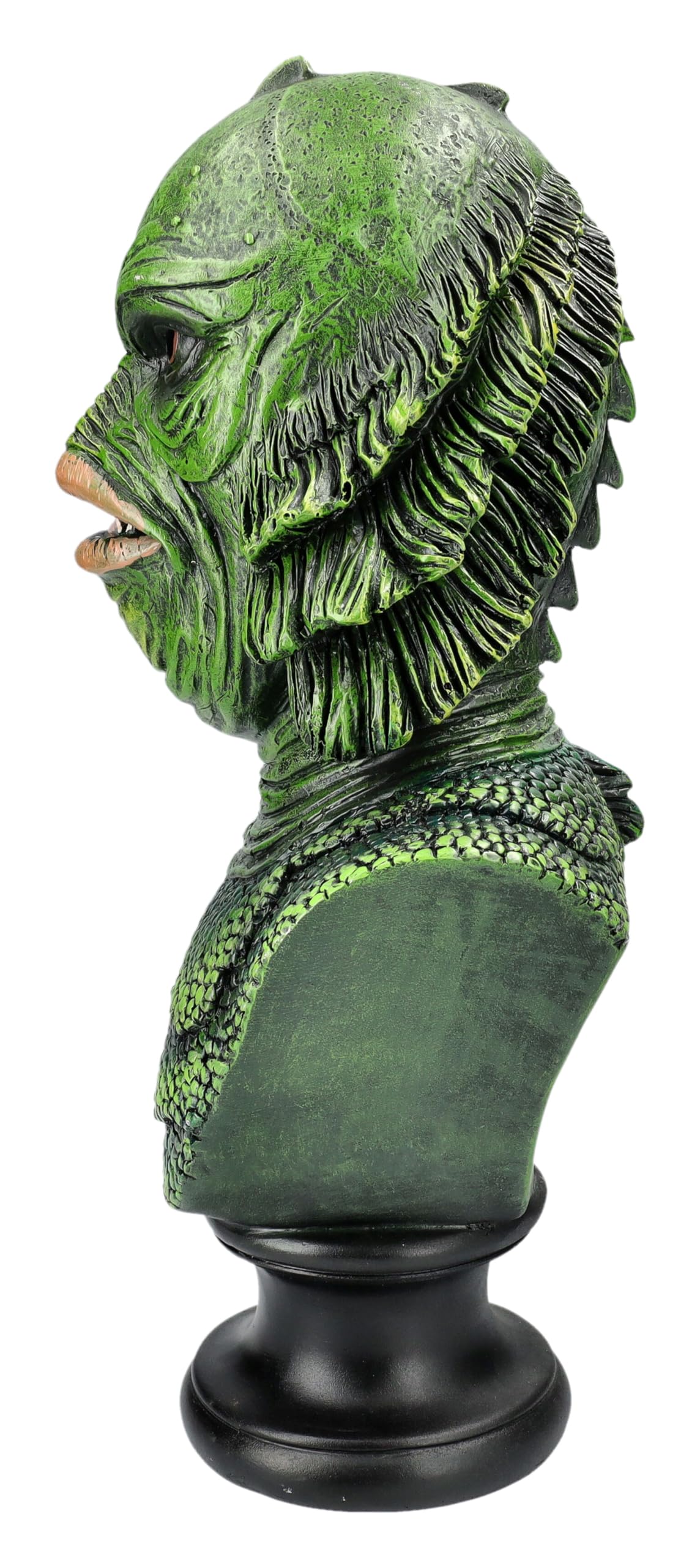 Figuren Shop GmbH Monster Büste Sumpfmonster – Handbemalte Horror-Figur aus Polyresin, Grusel-Deko & Fantasy-Skulptur, 36 cm Höhe