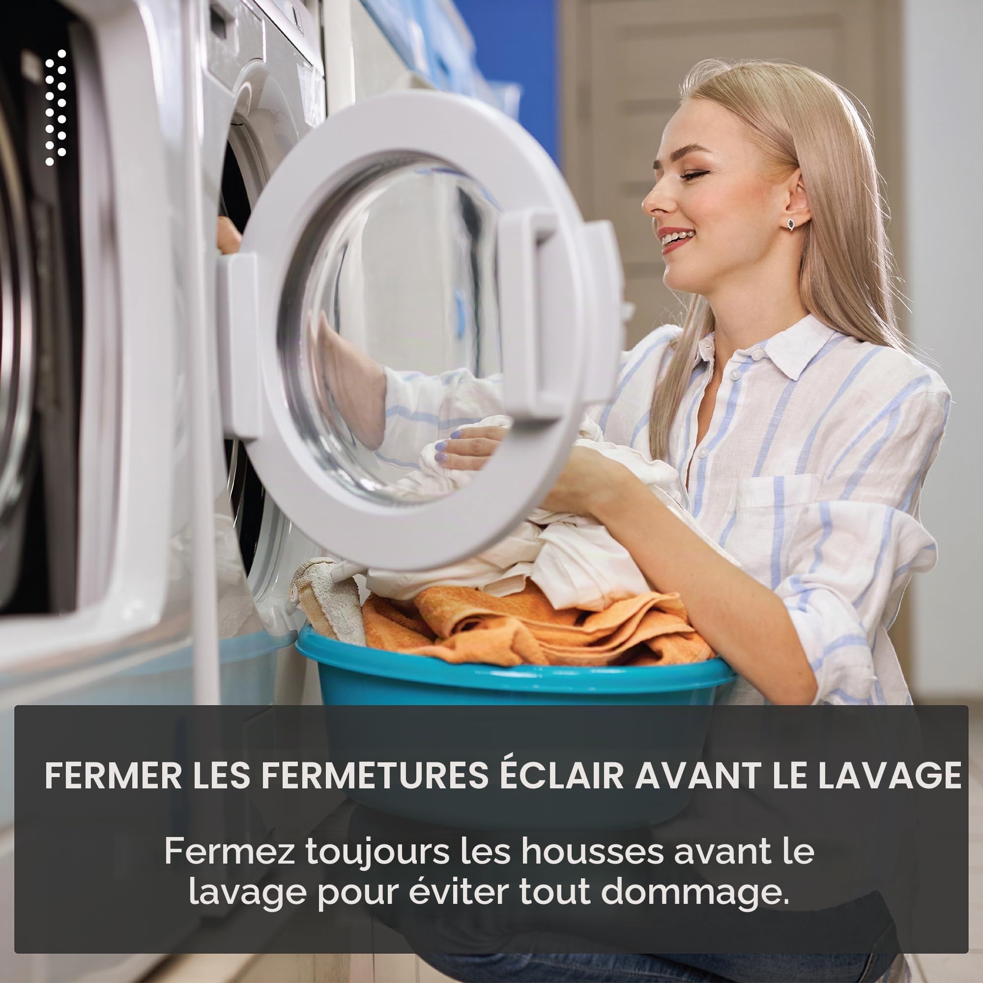 Encasa XO Housse de Coussin Similicuir, sans Insert 24"x24" Noir | Similicuir épais résistant à l'eau | Style ferme moderne, facile à nettoyer | Fermeture invisible | Lot de 2