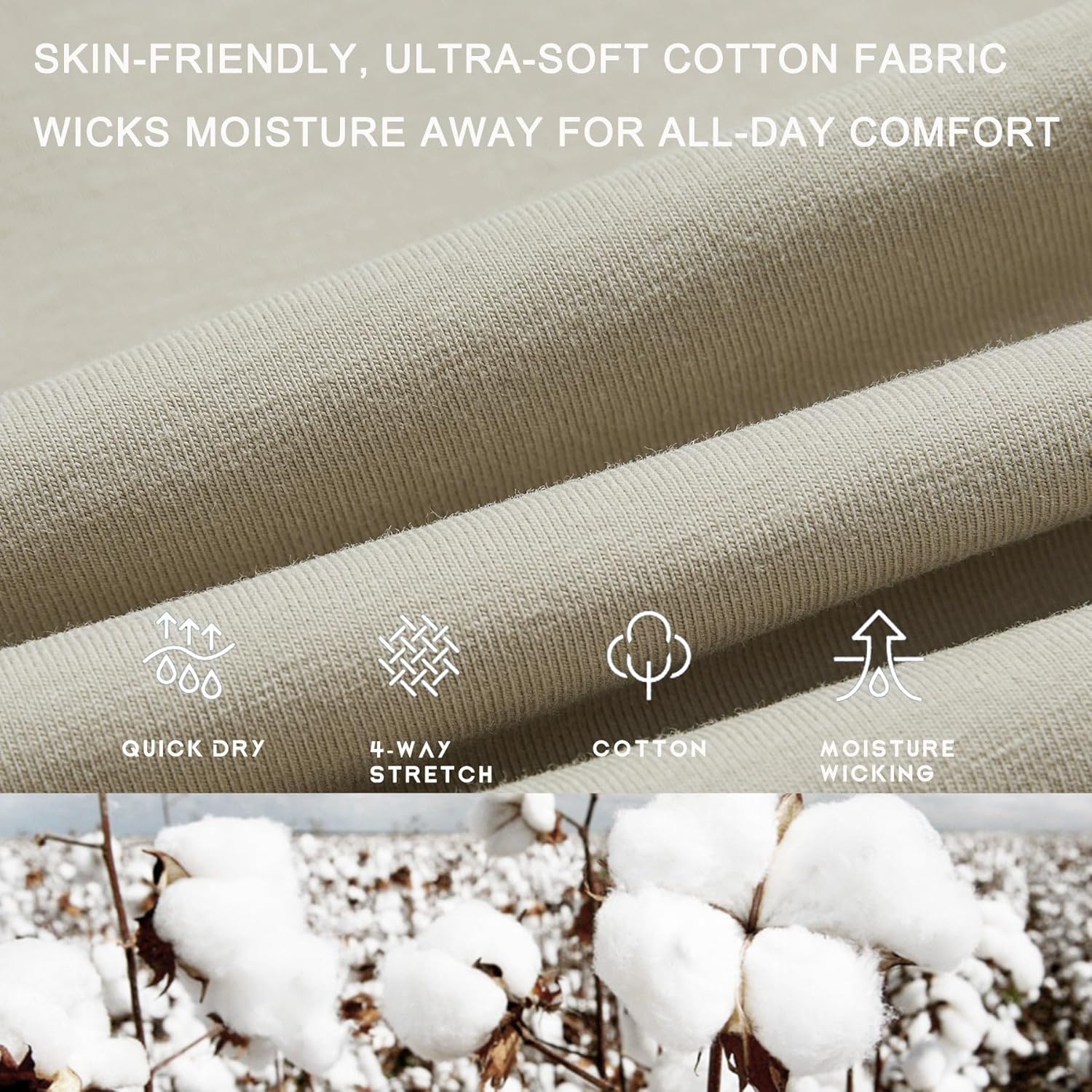 Willit Women's Cotton Sweatpants Yoga Lounge Open Bottom Sports Pants Straight Leg Casual Pants with Pockets - Image 4