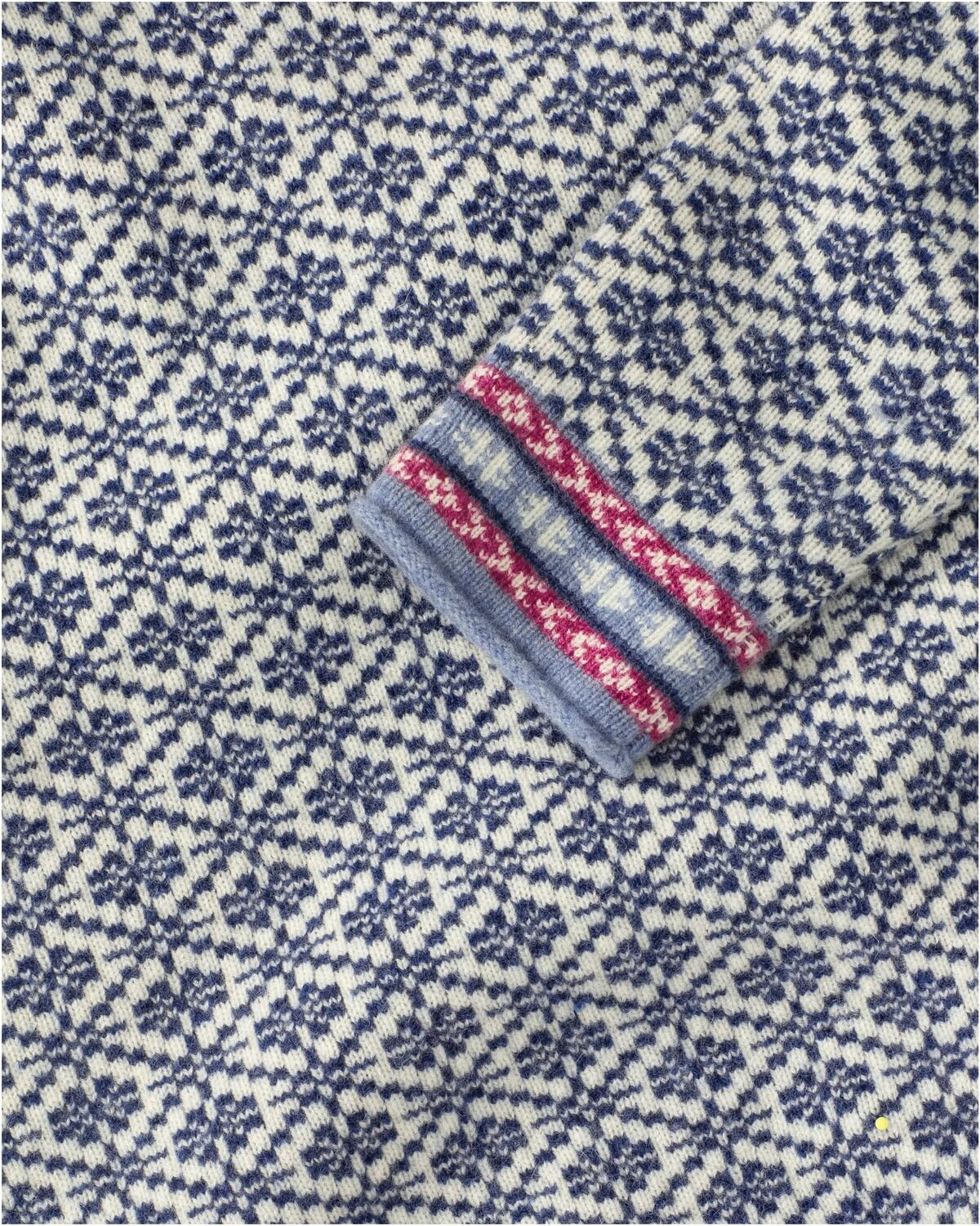 Jacquard-Kapuzenpullover