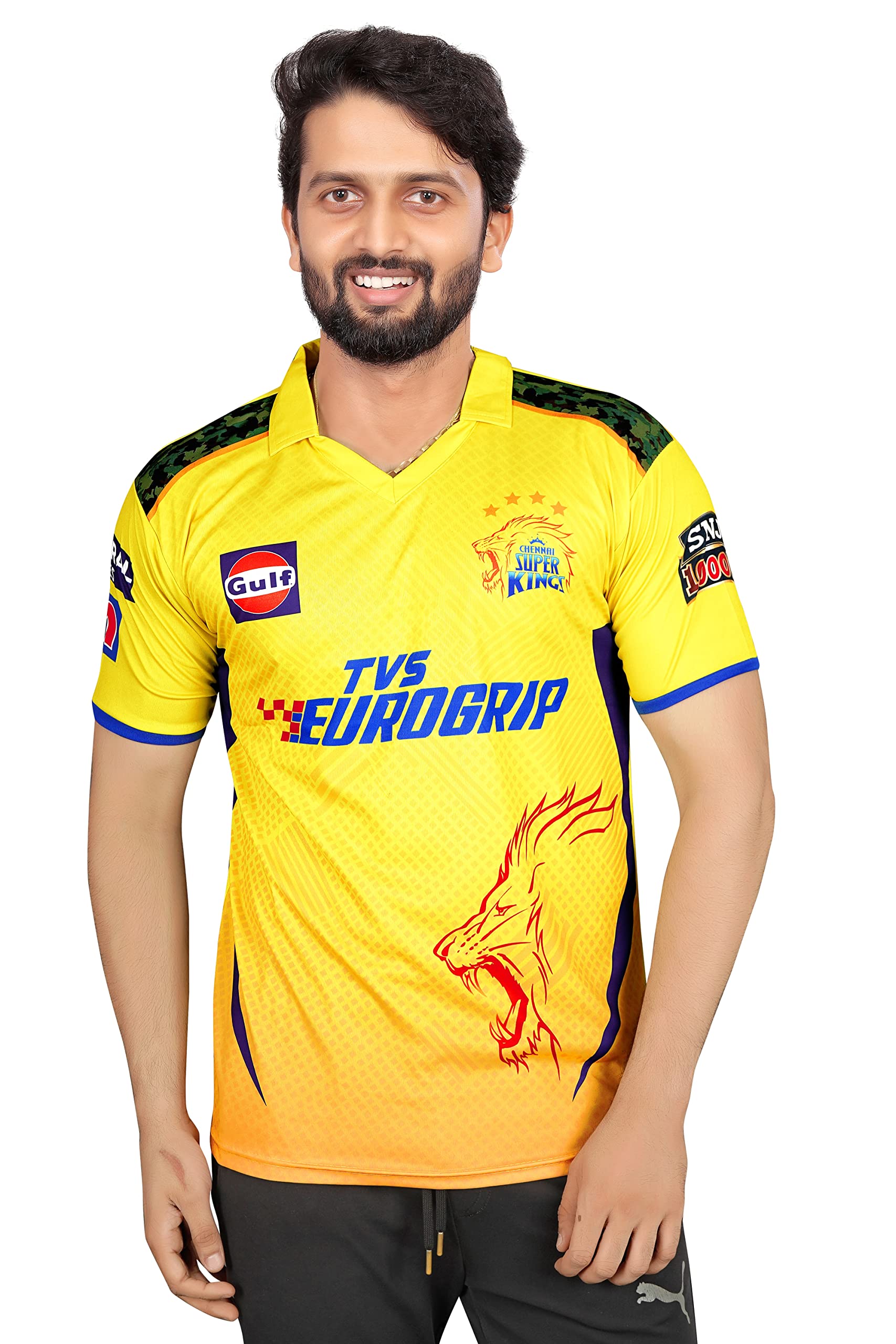 FABWAXCSK Chennai Super Kings New Jersey Tshirt 2023