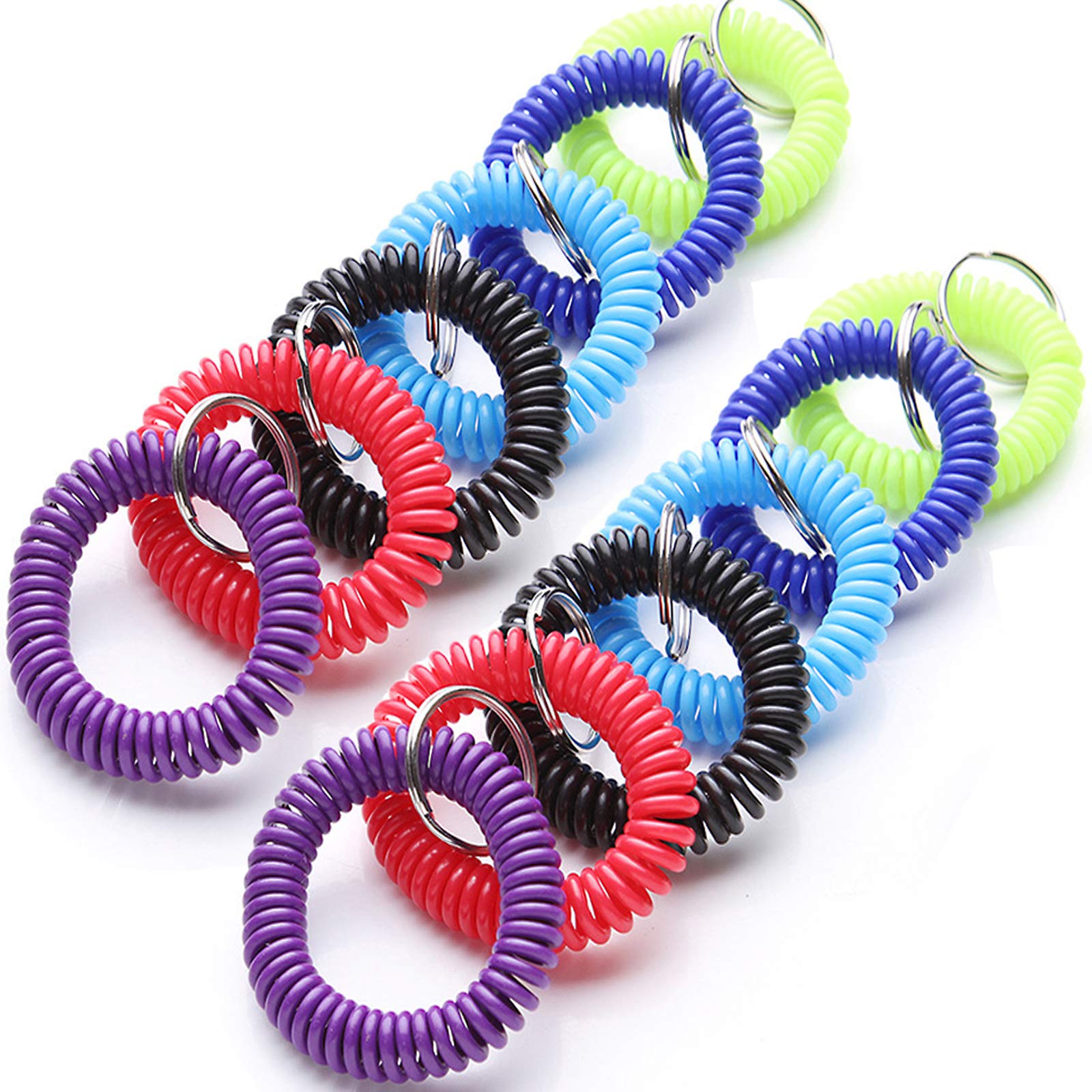 Brazalete Portallaves De Tela - Juego De 2, Con Anillas Y Cordón, Ideal Para Llaves Y Teléfono