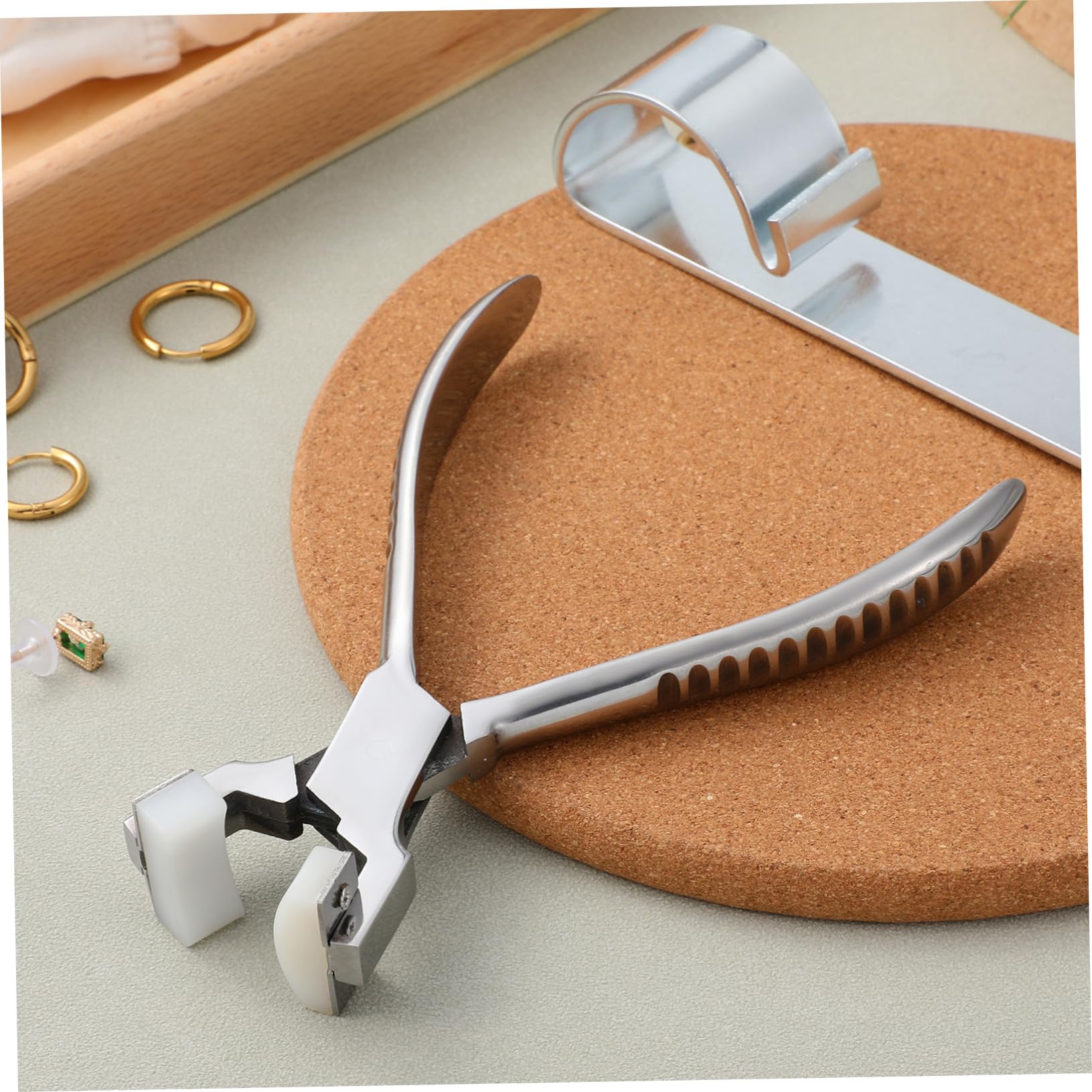 Alicates para Doblar Pulseras y Formar Alambre Metalizado para Joyería, Herramienta Metálica, Uso Profesional y Hobby, Accesorios para Crear Pulseras Artesanales