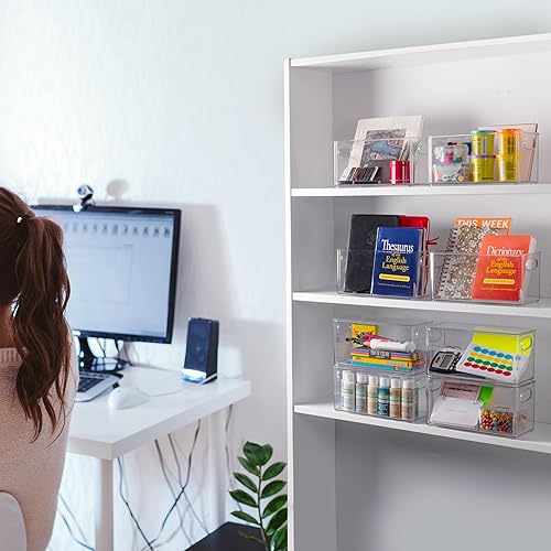 Miniatura 6 de ClearSpace Organización de despensa de plástico y contenedores de almacenamiento con tapas, organización perfecta de cocina o almacenamiento de