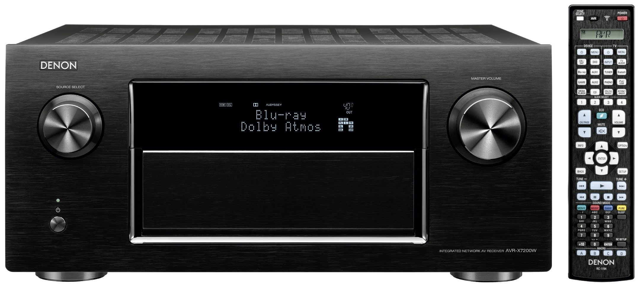 Denon AVR-X7200W 210W 11.2canali Surround Nero ricevitore AV