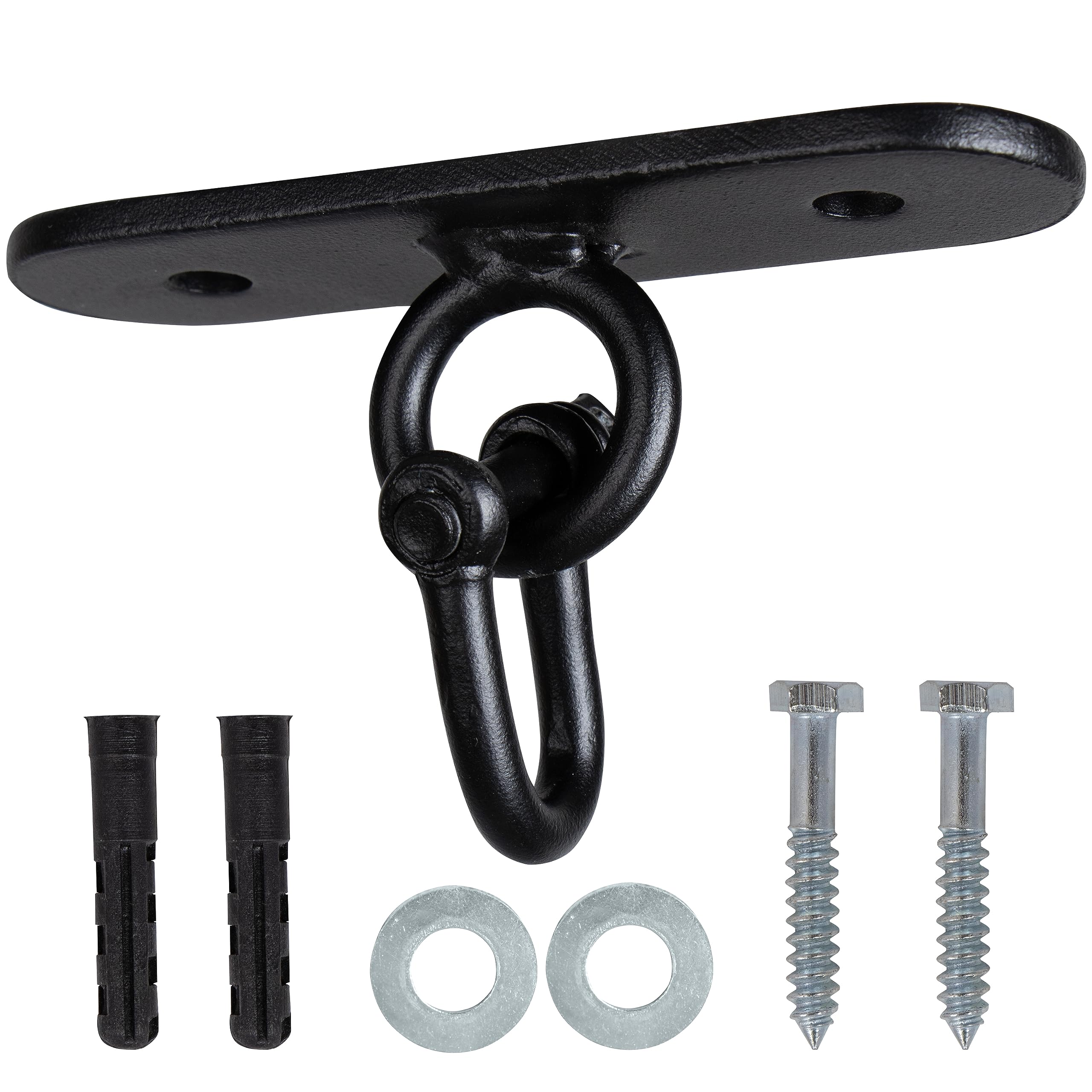 Supporto Da Soffitto In Acciaio Per Sacco Da Boxe - Gancio A D Da 15cm, Portata 100kg, Per MMA E Kickboxing