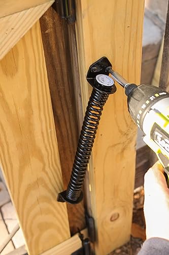 Miniatura 8 de National Hardware N165-498 Muelle para puerta y puerta, 11 pulgadas, recubierto con protección contra la intemperie, color negro