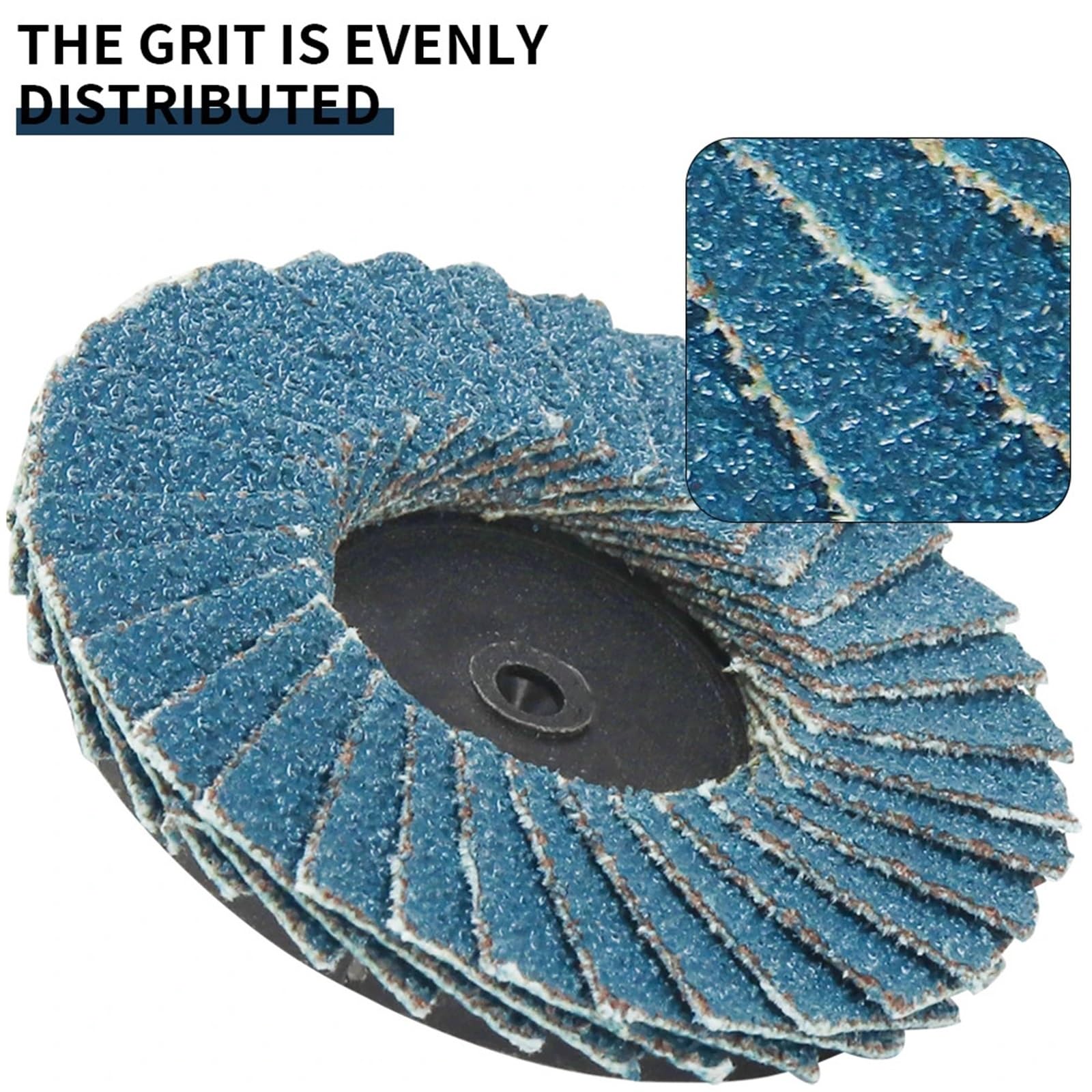 Ruota Lamellare 31 dischi lamellari da 2 pollici con supporto da 1/4". | Accessori for smerigliatrice Diretrici a grana 40/60/80/120(MIX)