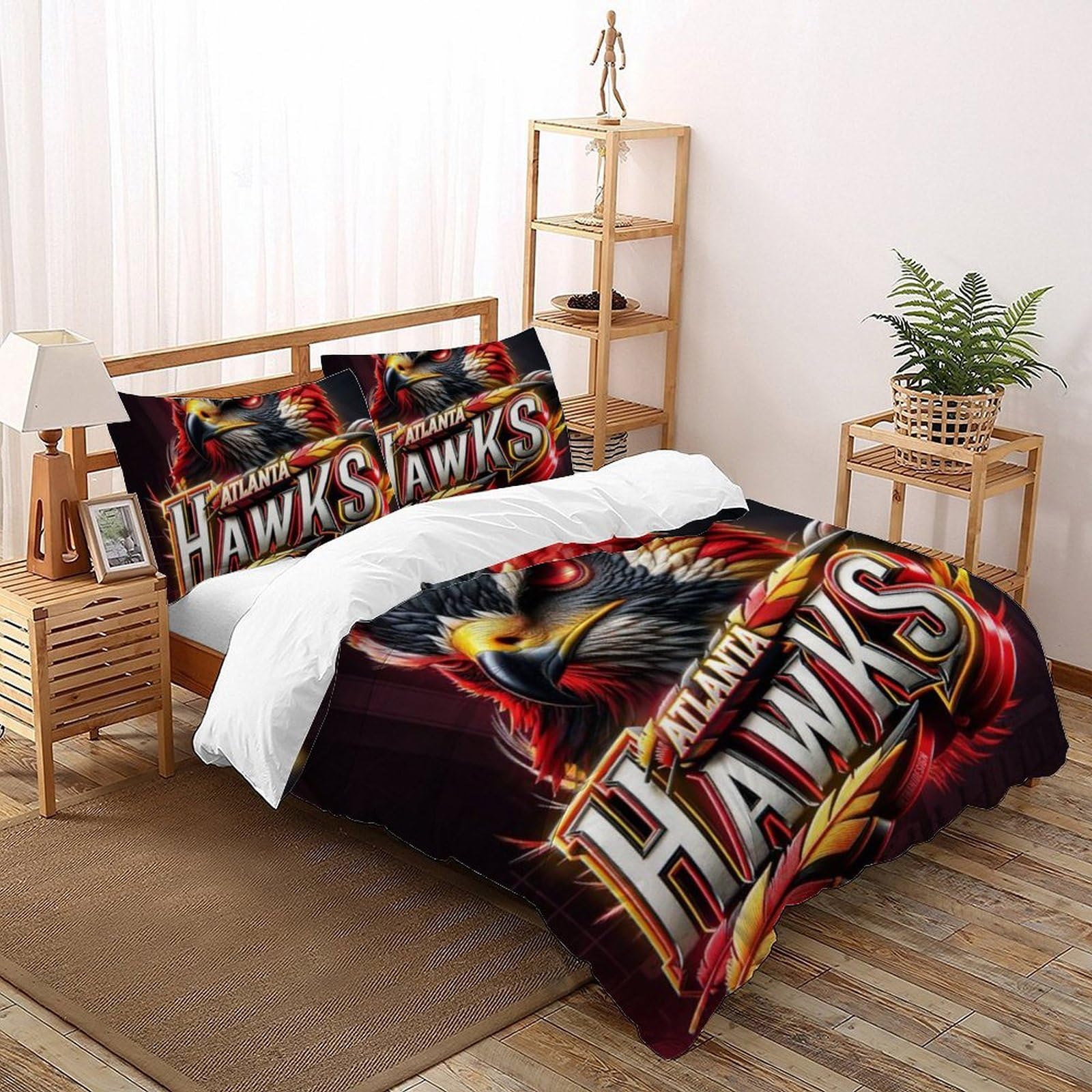 Housse de couette 3D douce et résistante 220x240 cm pour enfants