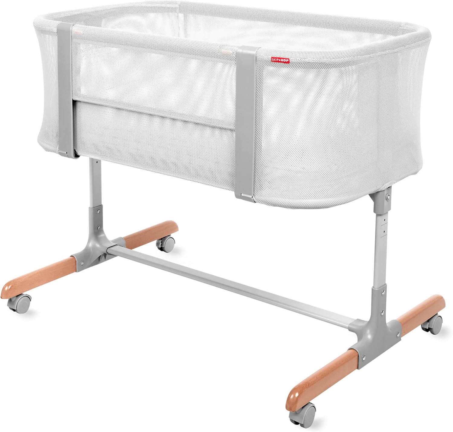 Skip Hop Baby Cozy Up 2in1 Bedside Sleeper & Grey